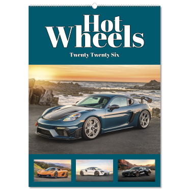 Hot Wheels Wall Calendar